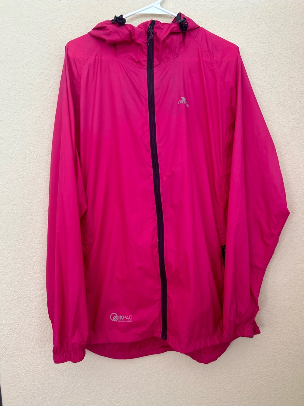 Trespass Adults Qikpac Waterproof Packaway Walking Hiking Rain Jacket Coat
